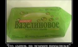 На экзамен намылился